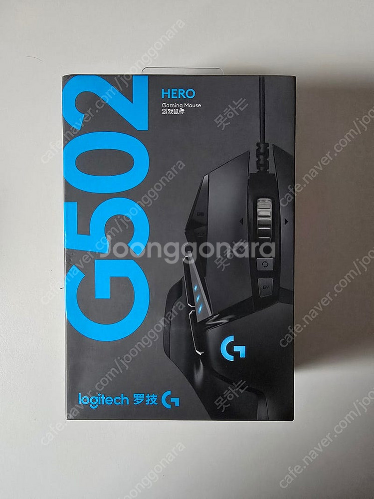 로지텍 마우스 g502 hero 미개봉 배송비X--0