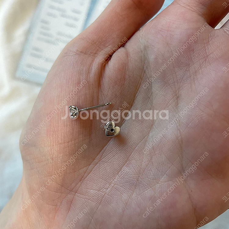 랩그로운 랩 다이아몬드 귀걸이 2부 14k 골든듀 박스--2