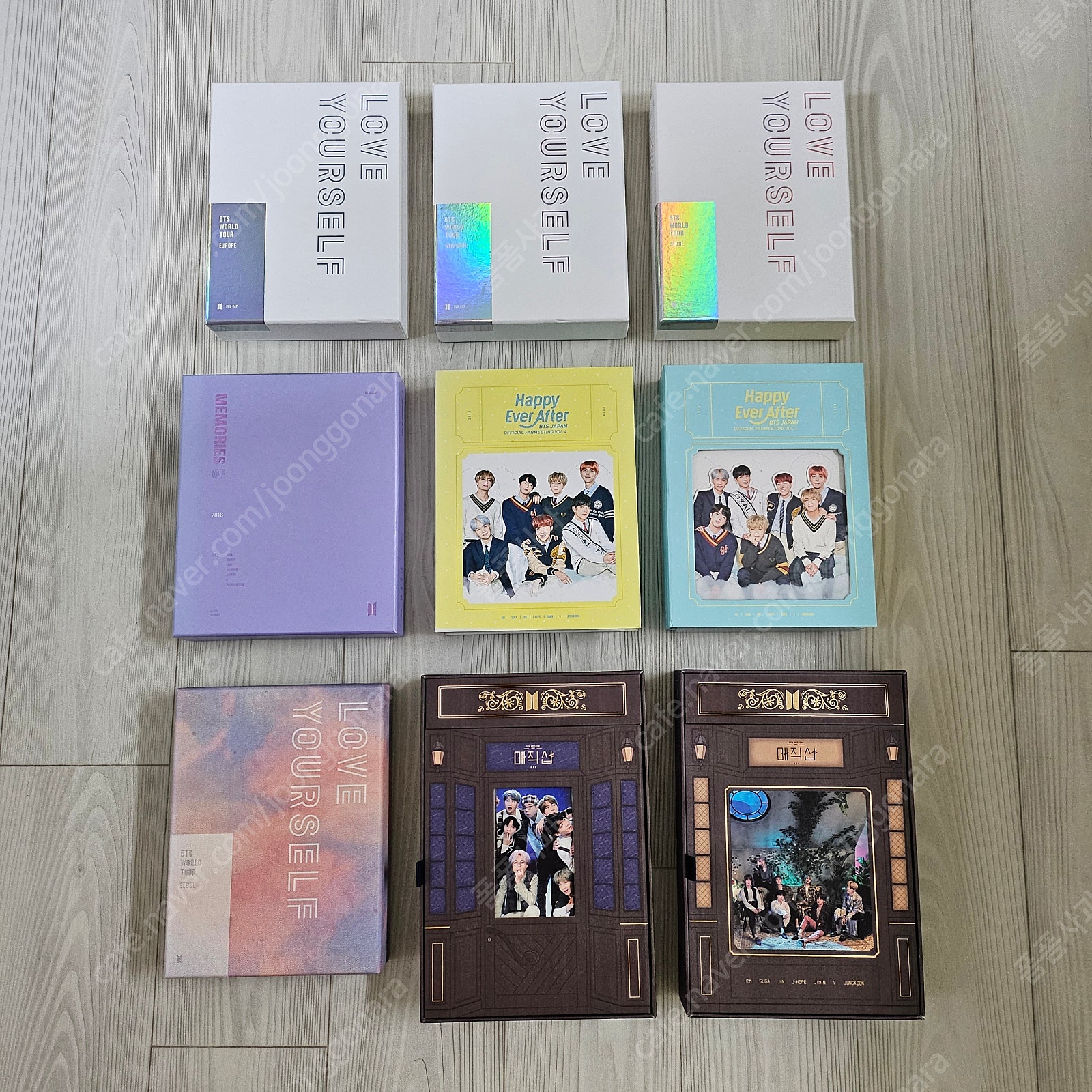 방탄소년단/BTS DVD, 블루레이, 인형, 포카 판매합니다