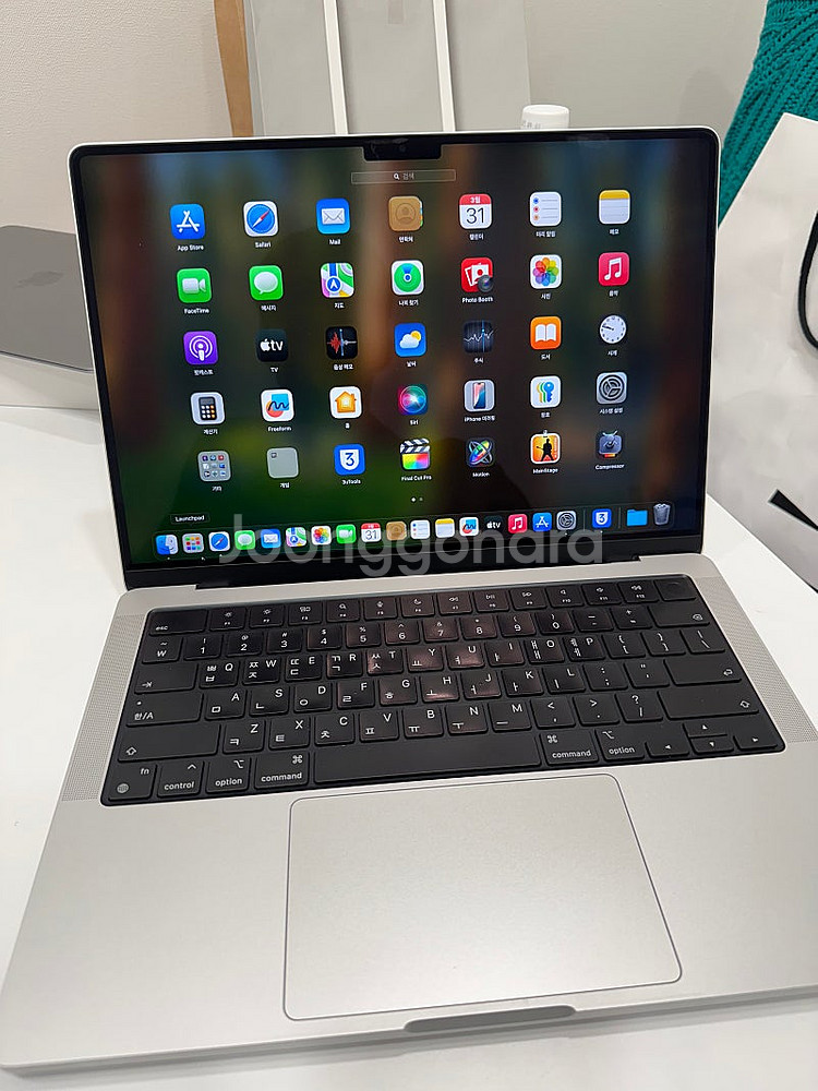 맥북프로 14인치 M1 pro 기본형 실버--0