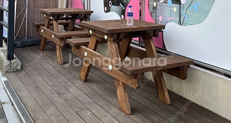 야외테이블 편의점테이블 공원벤치 1개 15만/2개 21...--0
