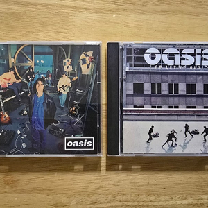 CD 음반 oasis 오아시스 싱글 2장