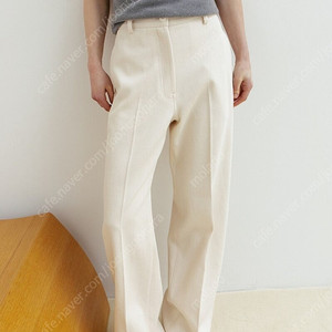 le17septembre 애인 팬츠 인 코튼 에크루 AIN PANTS in COTTON [ECRU] 새상품 르917 le917