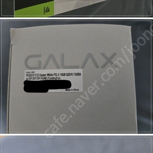 [미개봉] 갤럭시 GALAZ RTX5070 Ti EX 화이트 OC D7 16기가 - 130만원