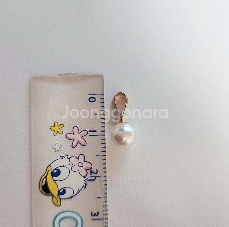 14k 골드 585 각인 금 진주 목걸이 팬던트 보관만...--5