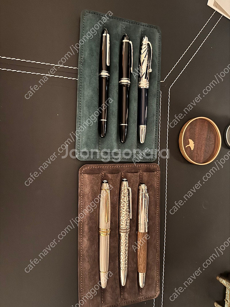 몽블랑 100주년 만년필 솔리테어 듀에 르그랑--5