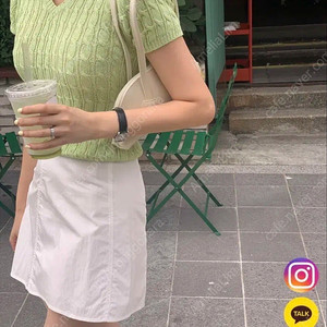 트렌디어패럴 롤리팝 꽈배기니트 메론