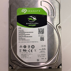 시게이트 바라쿠다 4TB