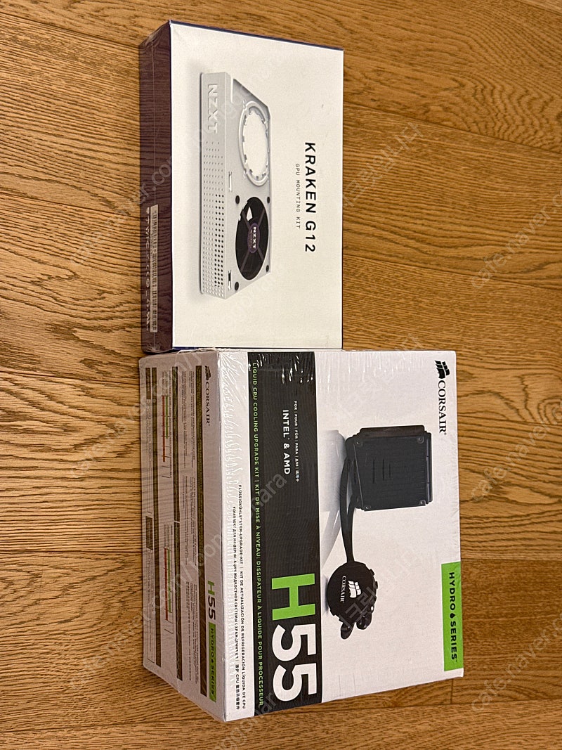미개봉 Corsair H55 쿨러, Kraken G12--0