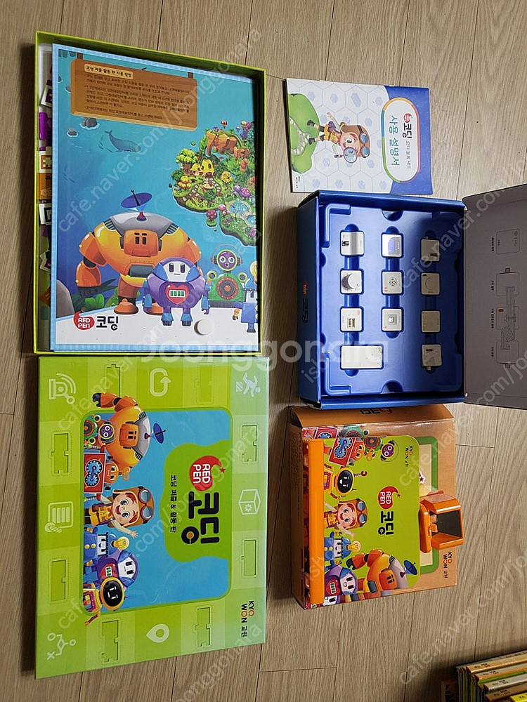 교원코딩1~6단계+ 교구+ 호시탐탐코딩20권(가격내림)--1