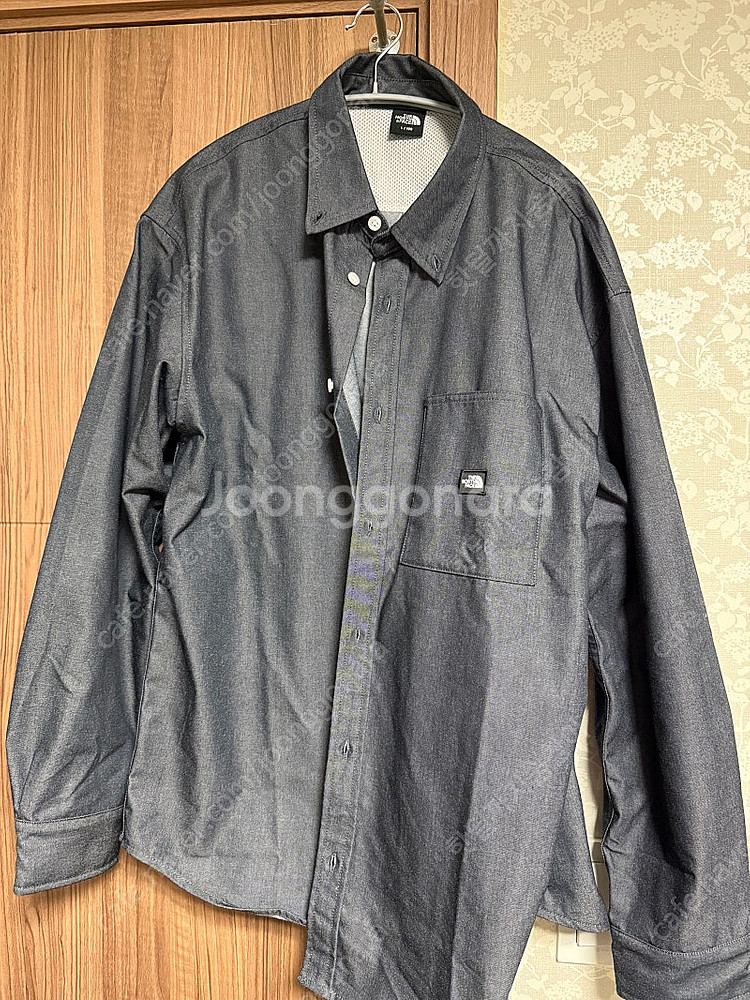 노스페이스 남성 트래블러 데님 셔츠--0