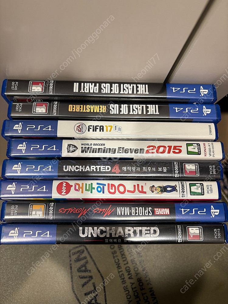 PS4타이틀 라스트오브어스1, 피파17, 위닝2015,...--0
