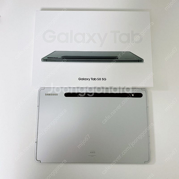 S급 풀박스 갤럭시탭S8 5G 실버 128기가 자급제 ...--0