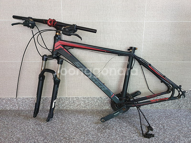 MTB 로드 하이브리드 자전거 프레임+데오레 구동계+카...--9