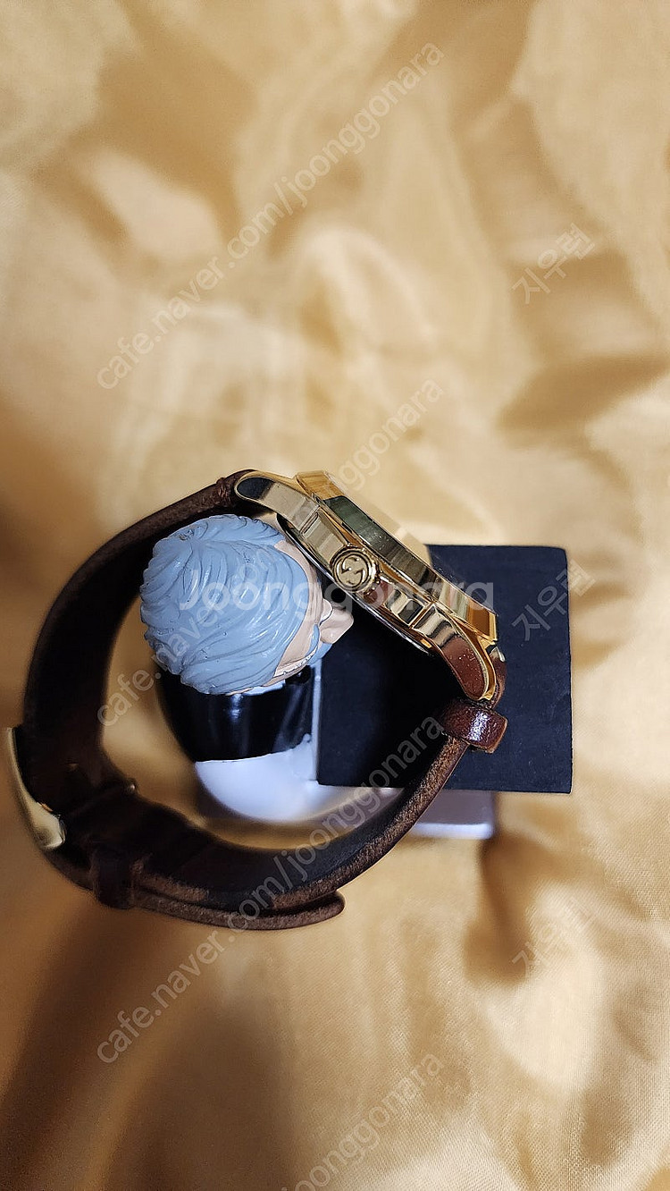구찌GUCCI YA1264012 스네이크 골드38mm ...--2