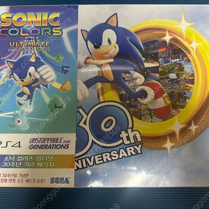ps4 소닉 컬러즈 얼티밋 30주년 기념 패키지