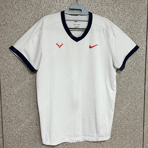 [XL] 나이키 라파엘 나달 2021 DRI-FIT ADV 테니스 상의 흰남 판매합니다