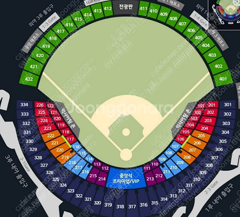 [최저가] 4월 4일 5일 6일 잠실 LG VS 기아 ...--0