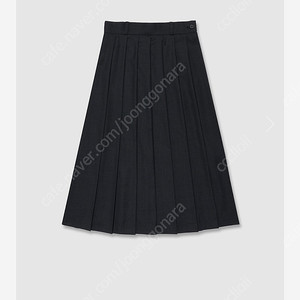 얼바닉30 Hiro pleated skirt (차콜,s)