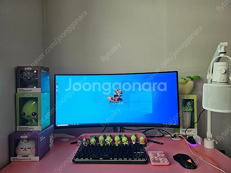 로스트아크 로아 무드등 코니 호문 모코코 피규어 텀블러--0