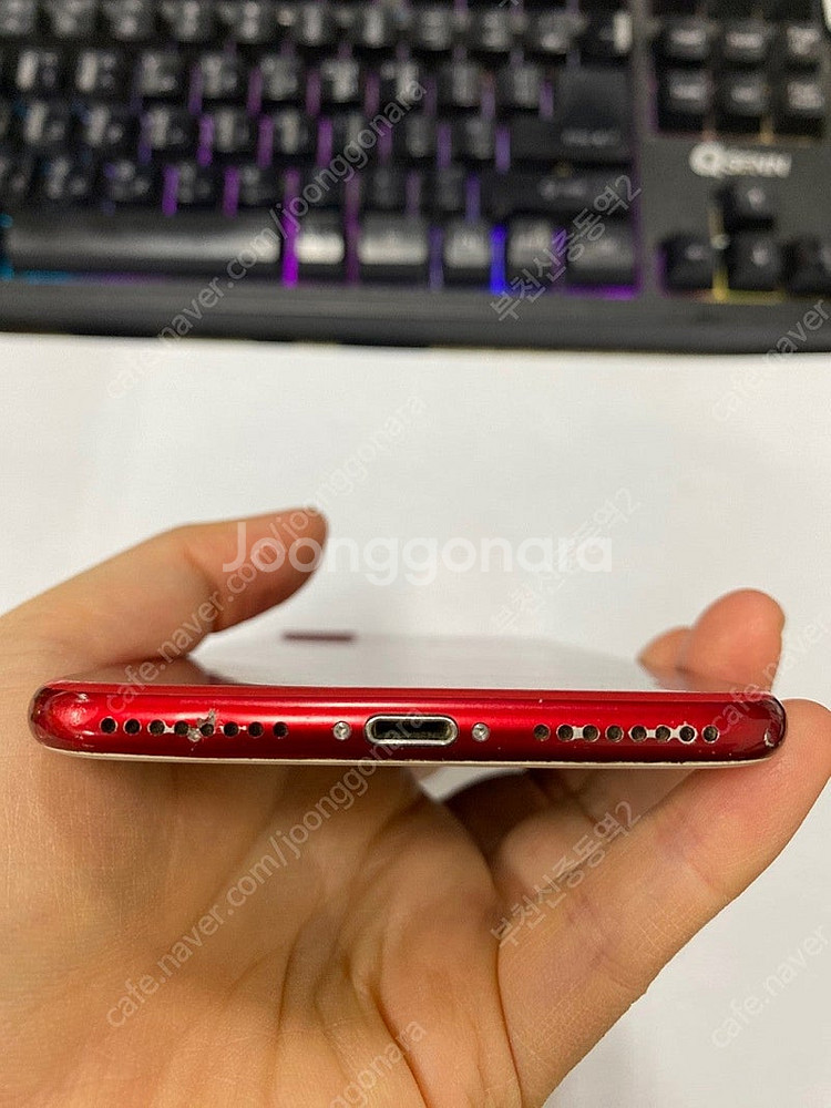113636 아이폰7플러스 레드 액정SS급 128GB ...--6