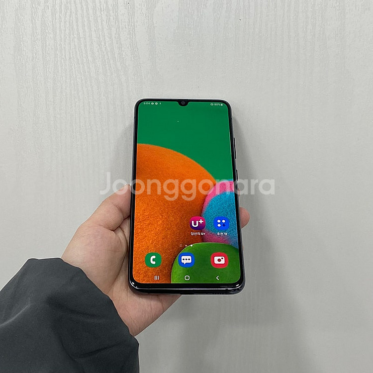 78157 갤럭시A90 5G 128기가 블랙 공기계 팝니다 11만원--0