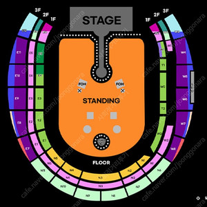 Coldplay콜드플레이 내한콘서트 2층 통로연석