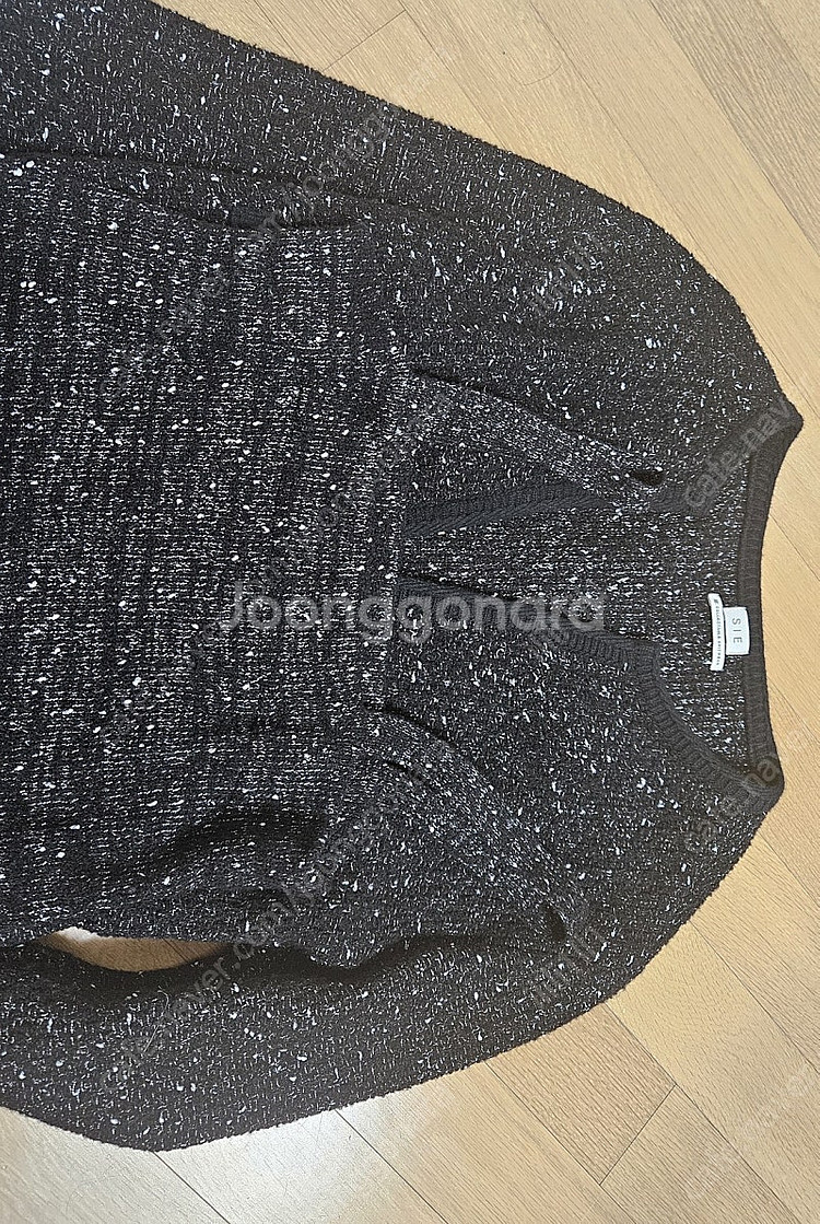 시에 Sie 미우 울 믹스드 재킷 슬리브리스 세트--1