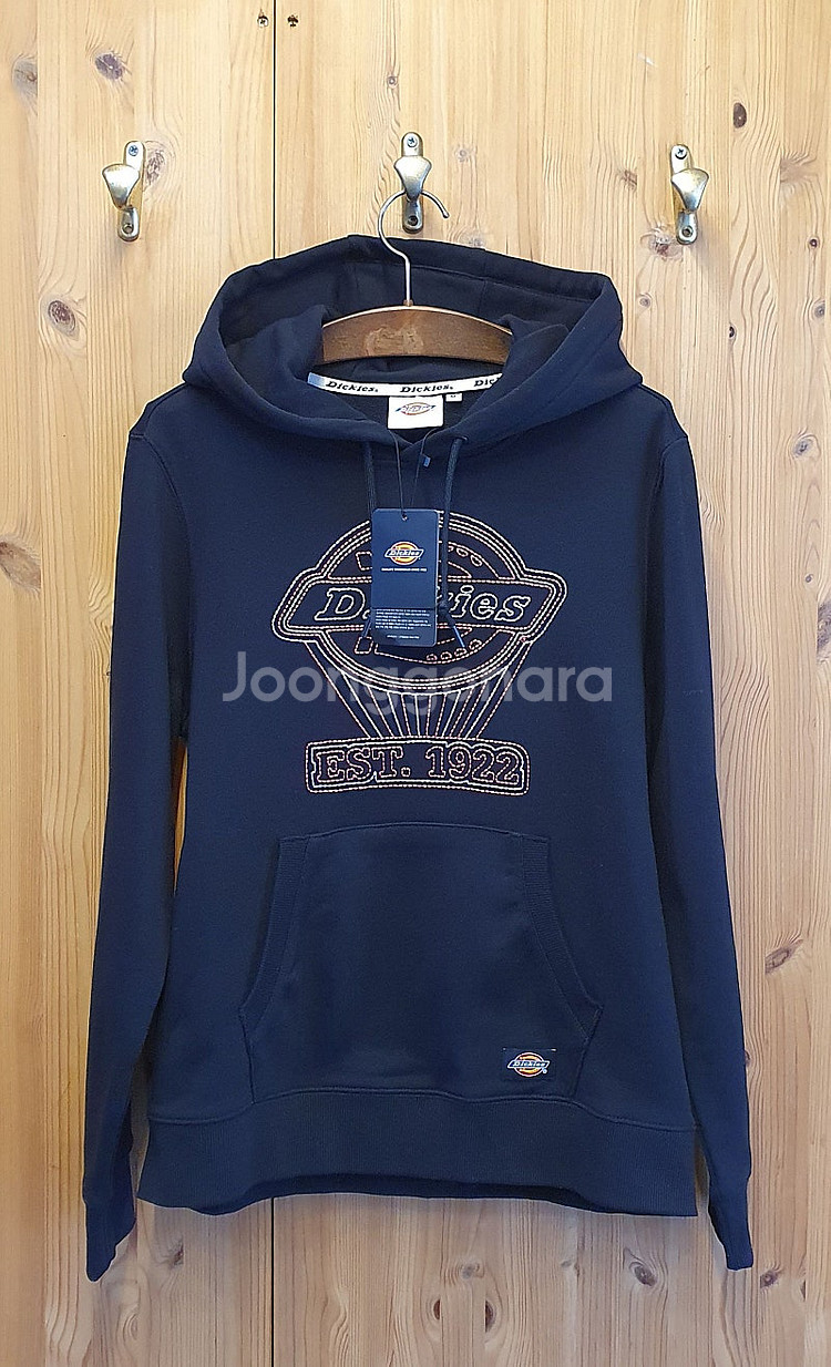 (새상품)66.디키즈 블랙 후드티--0