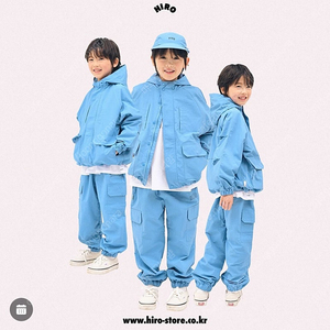 히로 블랭크 윈드 브레이커 자켓 150, 블랭크 나일론팬츠 140