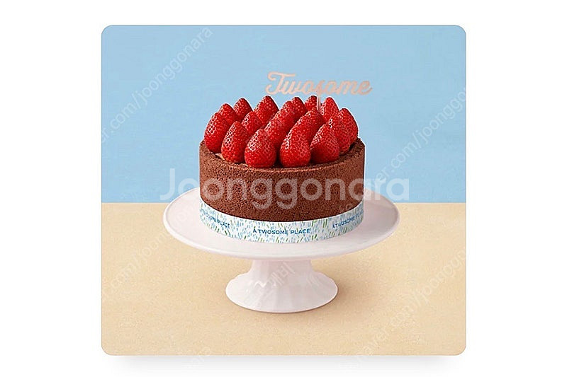 스트로베리 초콜릿 생크림 스초생 투썸--0