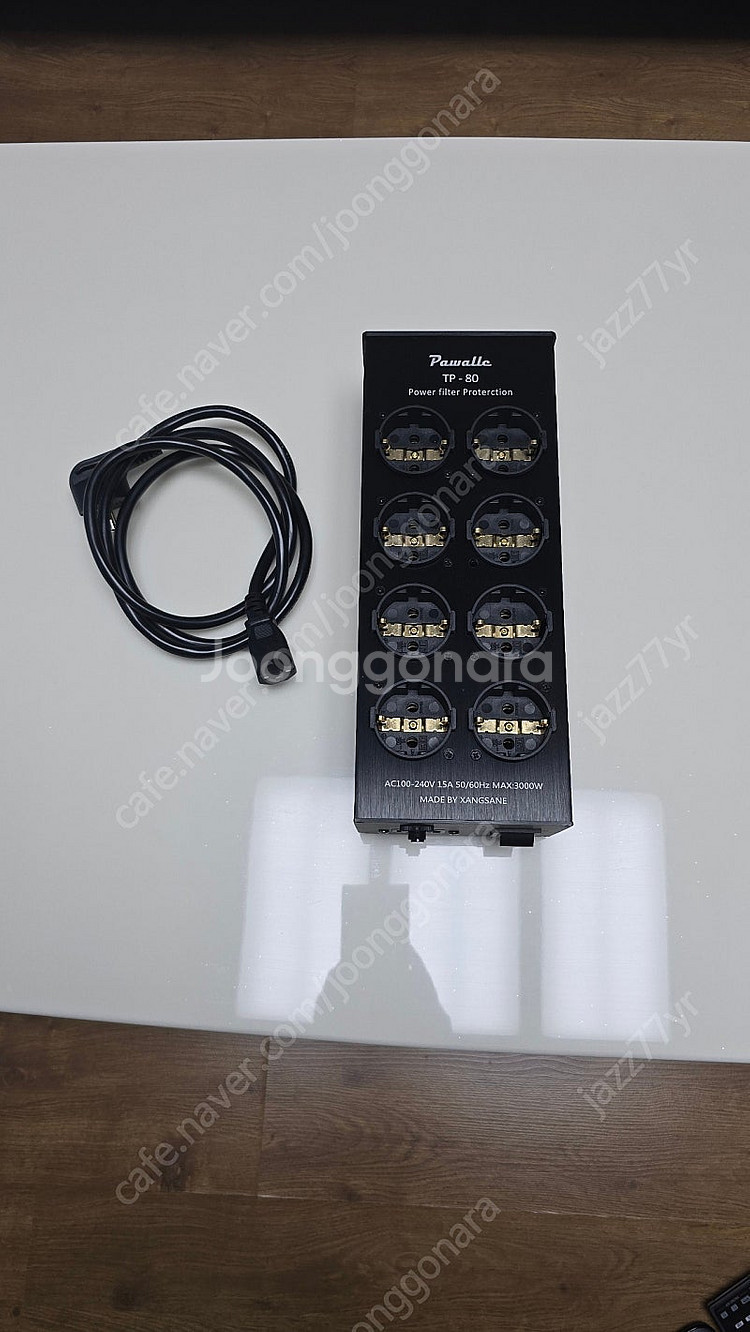 Pawalle tp80 전원 노이즈 필터 멀티탭 팝니다--4