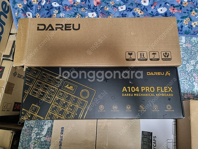 청주 다얼유 A104PRO FLEX 유무선 기계식 키보드 팝니다--1