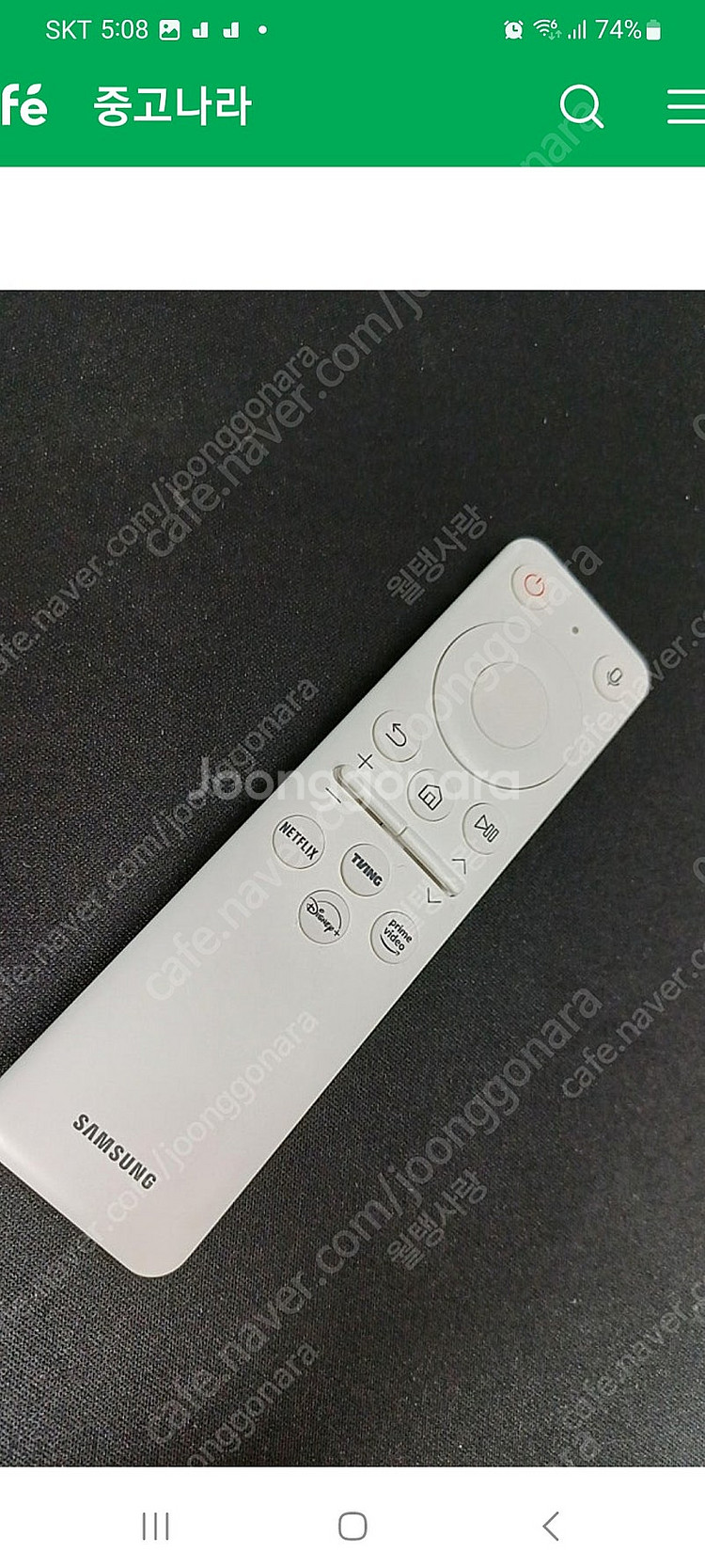 삼성 M7, M8모니터용 리모컨 판매 팝니다 미사용급.--0