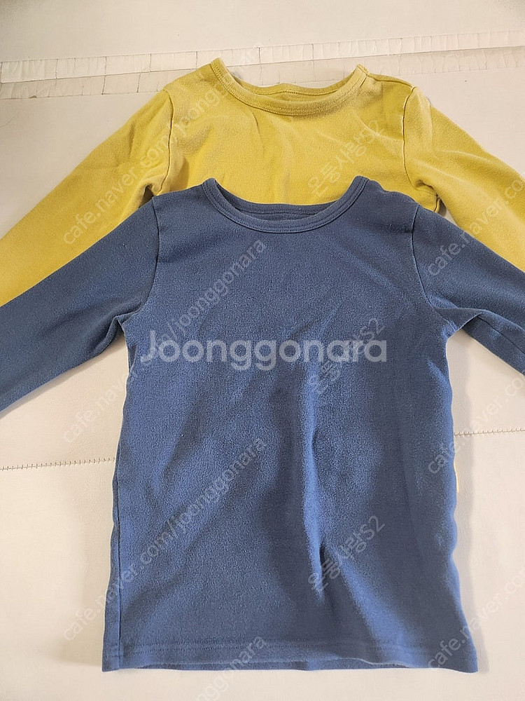 베베드피노 후드집업셋트 2벌(블루/그레이) 120사이즈--8