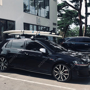 툴레 윙바 엣지(Thule WingBar Edge / Black) <폭스바겐 골프 7세대 장착>