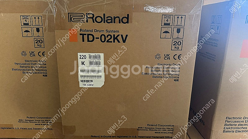 [판매]롤랜드 전자드럼 TD-02KV 공동구매후 남은 ...--0