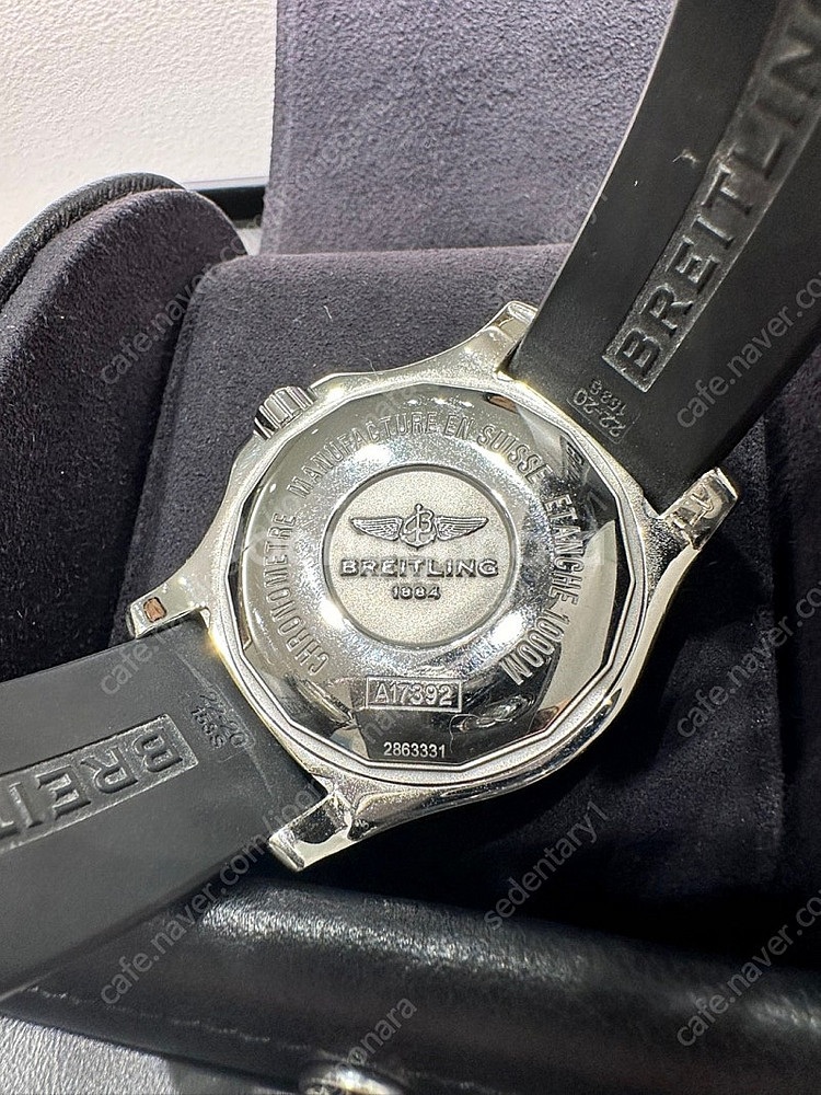 브라이틀링 슈퍼오션2 44mm 팝니다(러버밴드 포함)--3