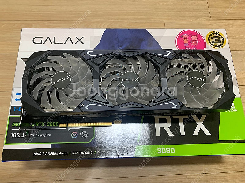 갤럭시 RTX 3080 10GB SG LHR--0