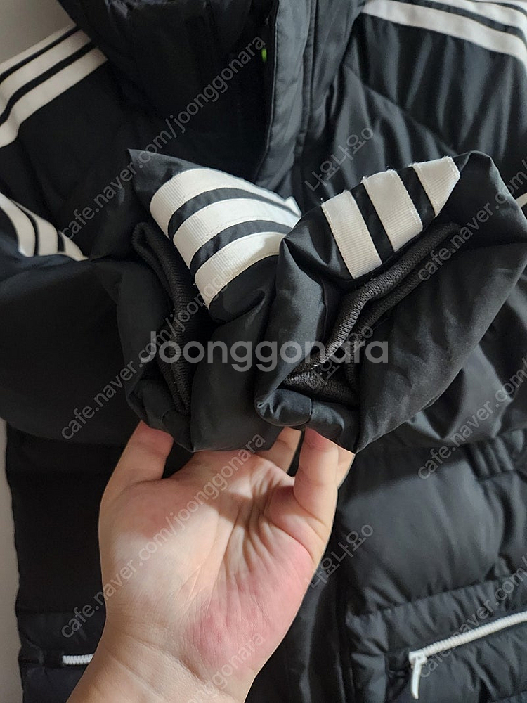 130)아디다스키즈 롱패딩 택포--1