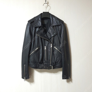 올세인츠 allsaints 램스킨 라이더 가죽 자켓 us2 eu34 사이즈