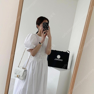 바이씨니 포프포프1 원피스 화이트 키작녀