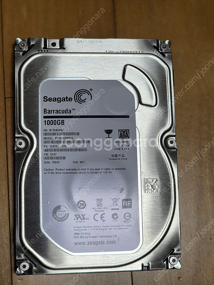 hdd 판매( seagate 1000gb)--0