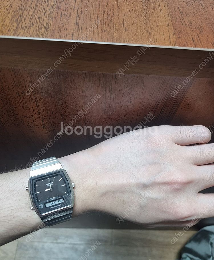 세이코 아나디지 시계 빈티지 시계 디지털 시계--7