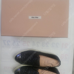 MIU MIU 글리터구두 (거의 새 것)