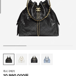 샤넬 25백 미듐 블랙캐비어 새상품 정가