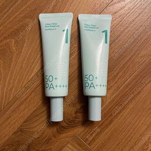 넘버즈인 1번 청초 진정맑은 물막선크림 50ml 2개 팔아요