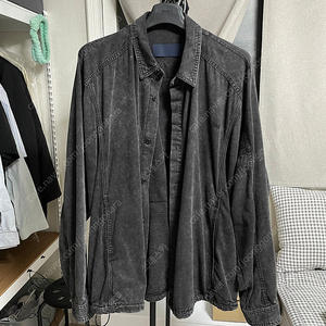 준지 24fw 데님 코치 셔츠 50