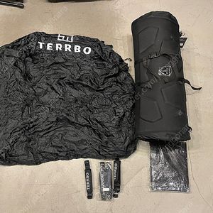 테르보 루프백 380 + 논슬립패드 + 레인커버