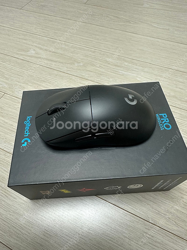 로지텍 G PRO WIRELESS 마우스 민트급--2